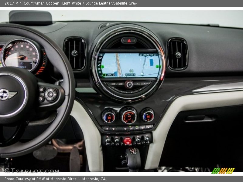 Light White / Lounge Leather/Satellite Grey 2017 Mini Countryman Cooper