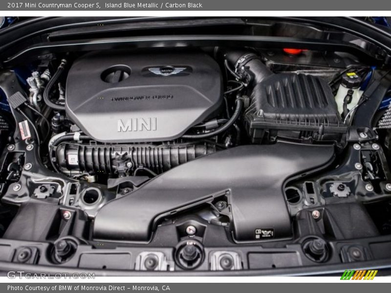 Island Blue Metallic / Carbon Black 2017 Mini Countryman Cooper S