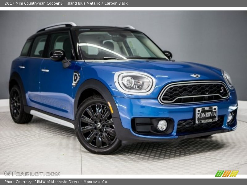Island Blue Metallic / Carbon Black 2017 Mini Countryman Cooper S