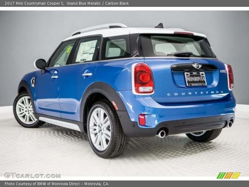 Island Blue Metallic / Carbon Black 2017 Mini Countryman Cooper S