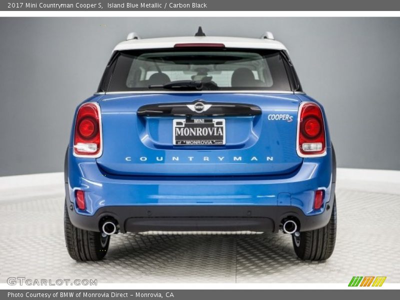 Island Blue Metallic / Carbon Black 2017 Mini Countryman Cooper S
