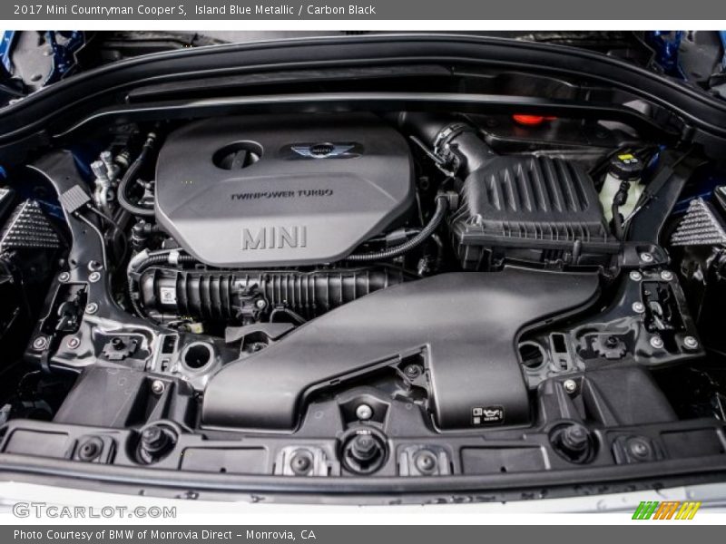 Island Blue Metallic / Carbon Black 2017 Mini Countryman Cooper S