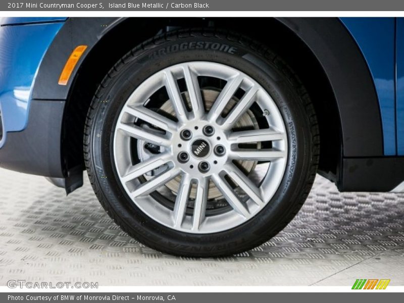 Island Blue Metallic / Carbon Black 2017 Mini Countryman Cooper S