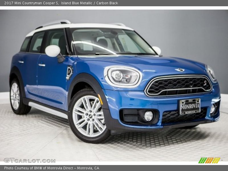 Island Blue Metallic / Carbon Black 2017 Mini Countryman Cooper S