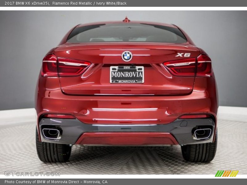 Flamenco Red Metallic / Ivory White/Black 2017 BMW X6 xDrive35i