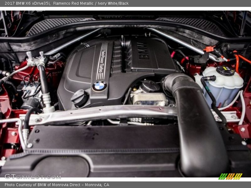  2017 X6 xDrive35i Engine - 3.0 Liter TwinPower Turbocharged DOHC 24-Valve VVT  Inline 6 Cylinder