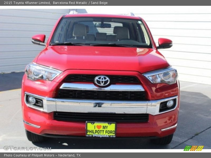 Barcelona Red Metallic / Sand Beige 2015 Toyota 4Runner Limited