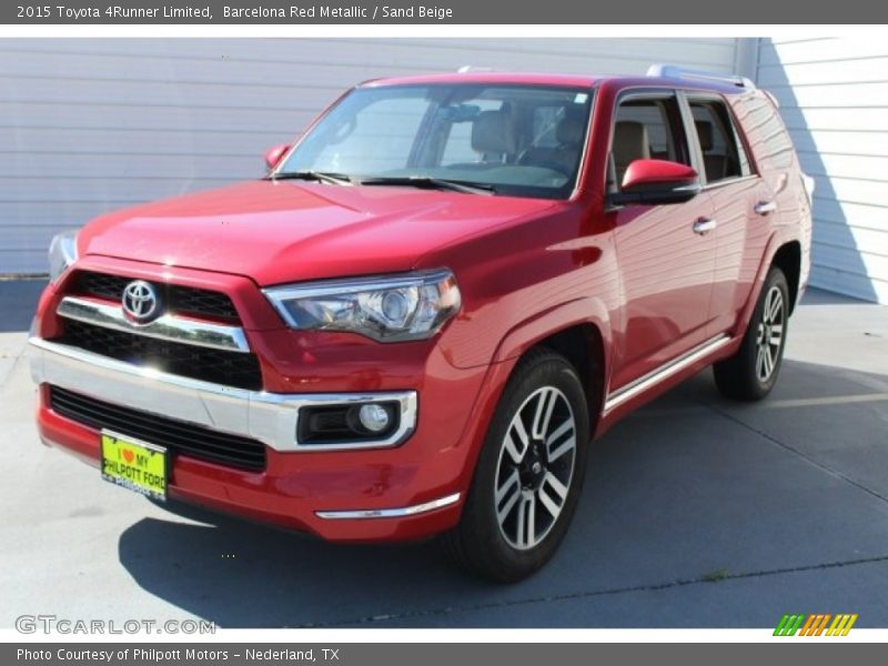 Barcelona Red Metallic / Sand Beige 2015 Toyota 4Runner Limited