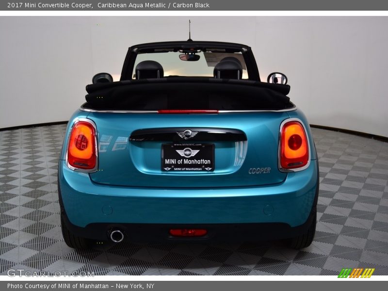 Caribbean Aqua Metallic / Carbon Black 2017 Mini Convertible Cooper