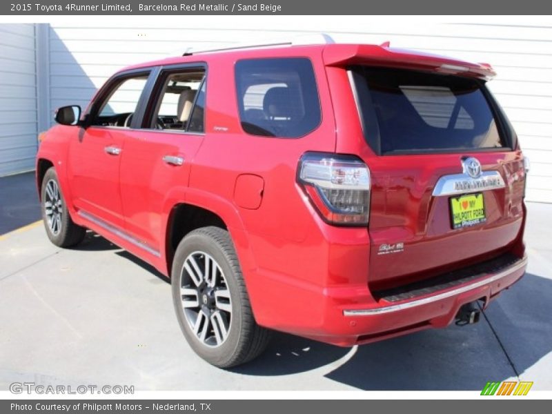 Barcelona Red Metallic / Sand Beige 2015 Toyota 4Runner Limited