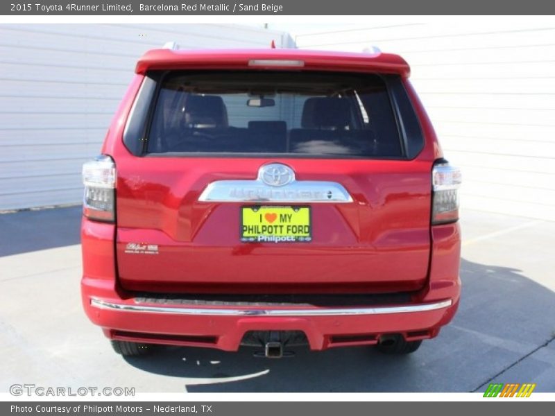 Barcelona Red Metallic / Sand Beige 2015 Toyota 4Runner Limited