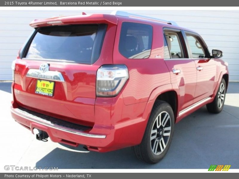 Barcelona Red Metallic / Sand Beige 2015 Toyota 4Runner Limited