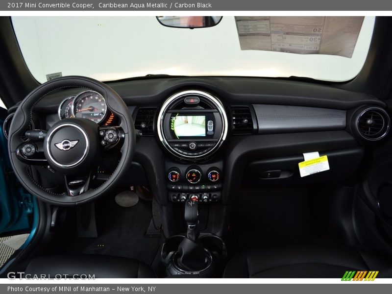 Dashboard of 2017 Convertible Cooper
