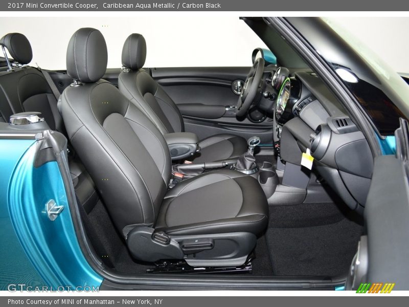 Front Seat of 2017 Convertible Cooper