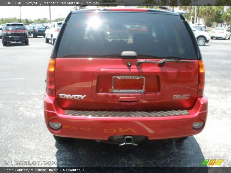 Magnetic Red Metallic / Light Oak 2002 GMC Envoy SLT