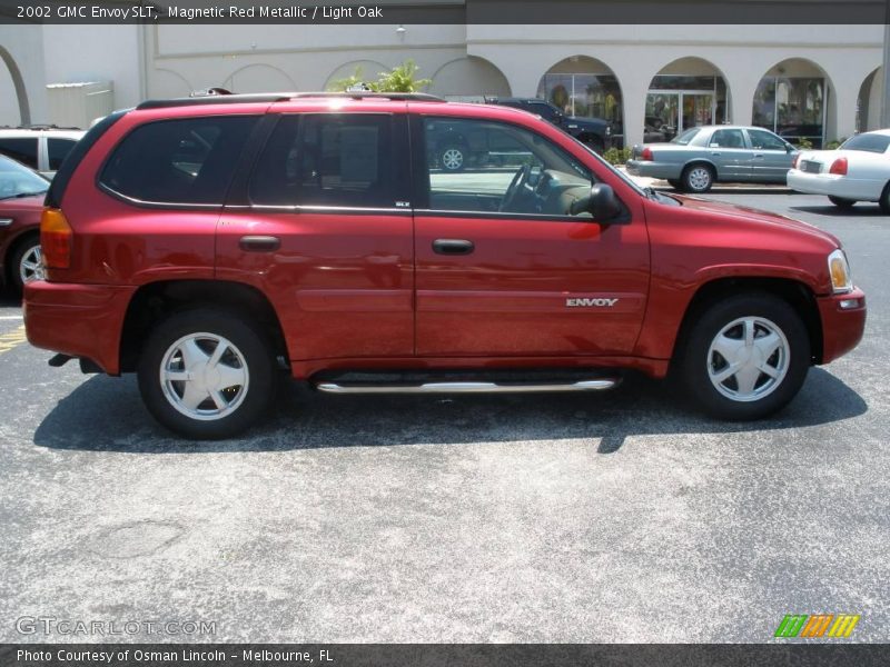 Magnetic Red Metallic / Light Oak 2002 GMC Envoy SLT