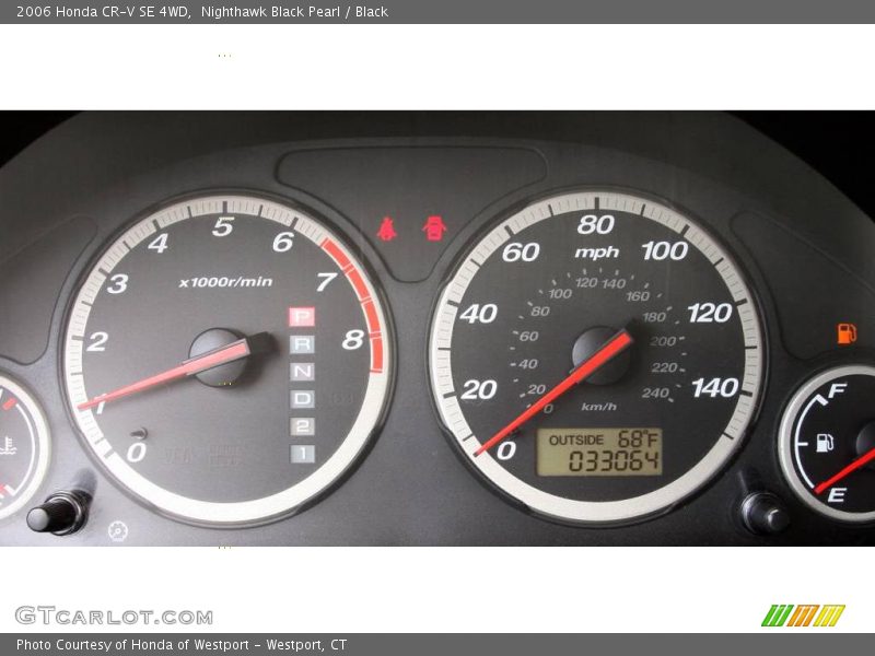Nighthawk Black Pearl / Black 2006 Honda CR-V SE 4WD