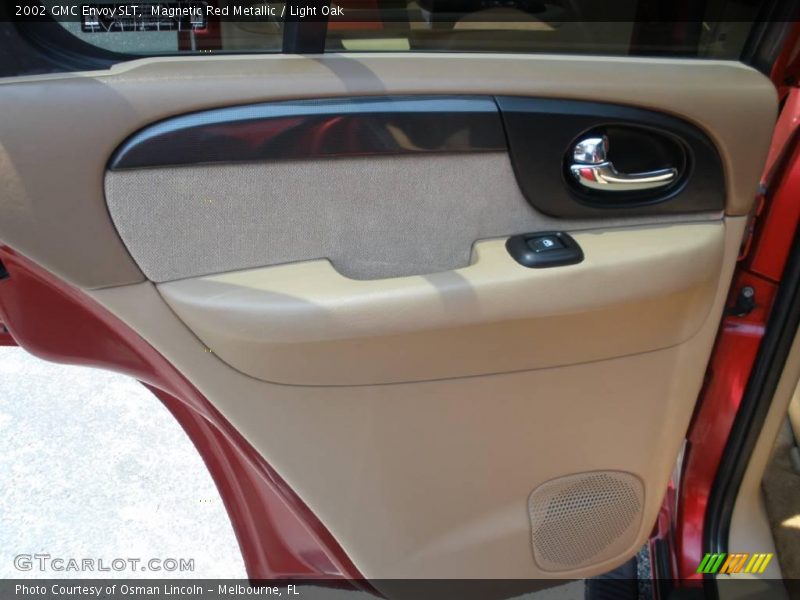 Magnetic Red Metallic / Light Oak 2002 GMC Envoy SLT