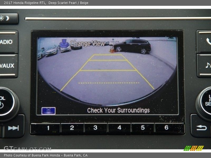 Deep Scarlet Pearl / Beige 2017 Honda Ridgeline RTL