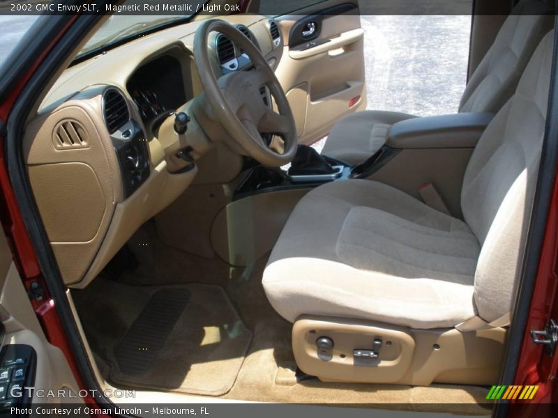 Magnetic Red Metallic / Light Oak 2002 GMC Envoy SLT