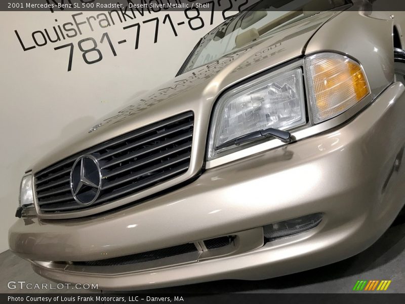 Desert Silver Metallic / Shell 2001 Mercedes-Benz SL 500 Roadster