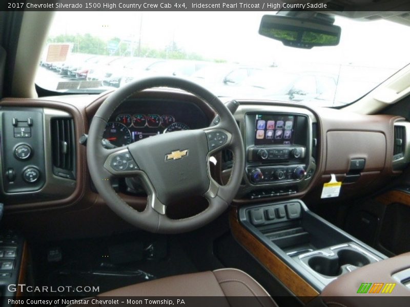 Iridescent Pearl Tricoat / High Country Saddle 2017 Chevrolet Silverado 1500 High Country Crew Cab 4x4