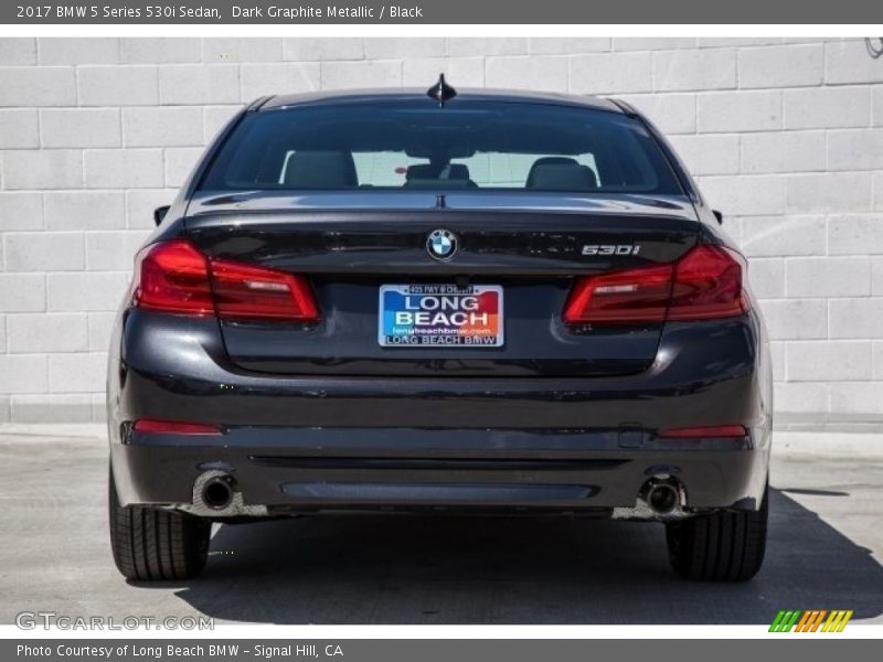 Dark Graphite Metallic / Black 2017 BMW 5 Series 530i Sedan