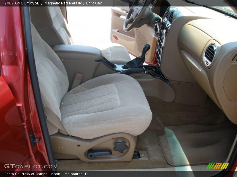 Magnetic Red Metallic / Light Oak 2002 GMC Envoy SLT