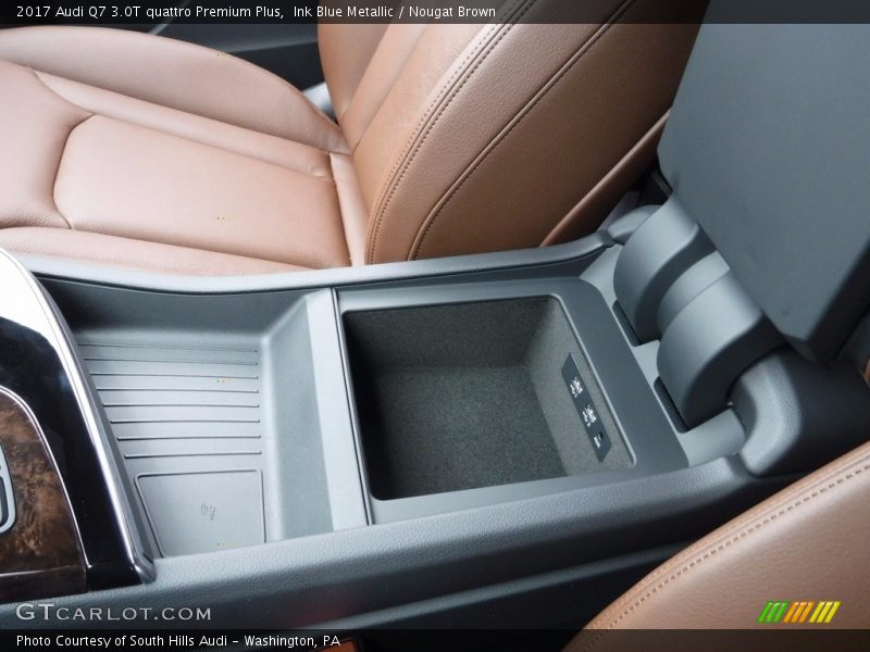 Ink Blue Metallic / Nougat Brown 2017 Audi Q7 3.0T quattro Premium Plus