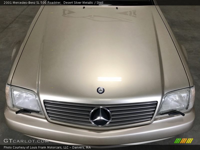 Desert Silver Metallic / Shell 2001 Mercedes-Benz SL 500 Roadster