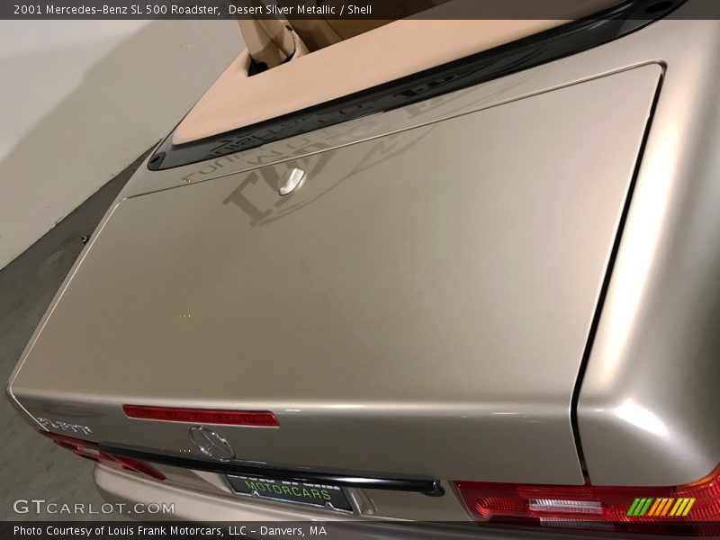 Desert Silver Metallic / Shell 2001 Mercedes-Benz SL 500 Roadster
