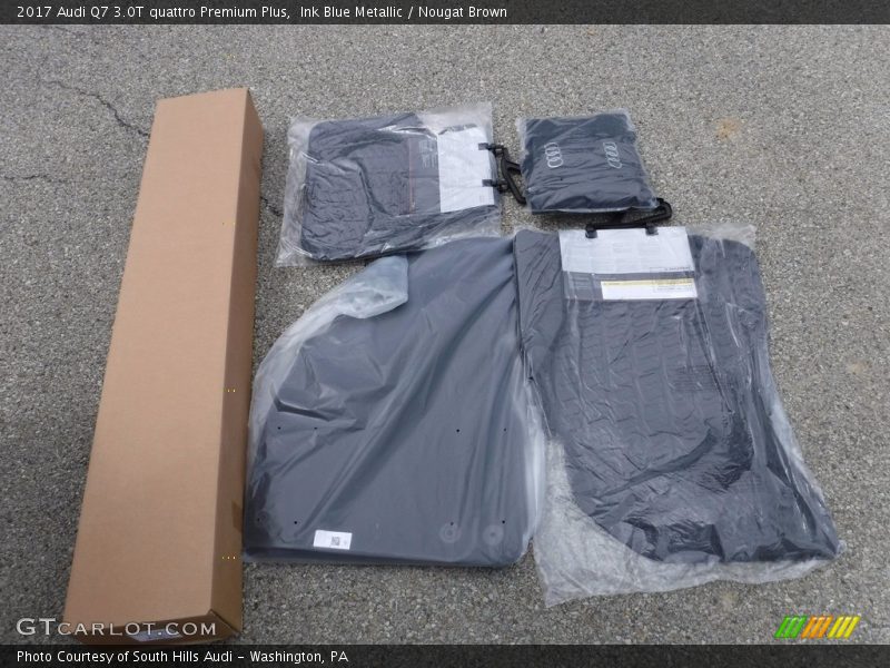 Ink Blue Metallic / Nougat Brown 2017 Audi Q7 3.0T quattro Premium Plus
