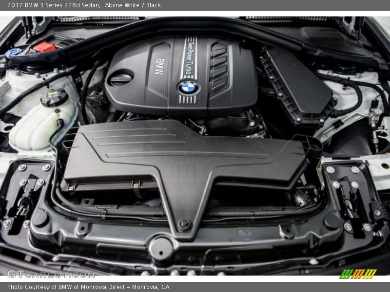 Alpine White / Black 2017 BMW 3 Series 328d Sedan