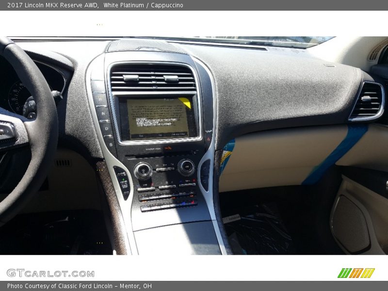 Dashboard of 2017 MKX Reserve AWD