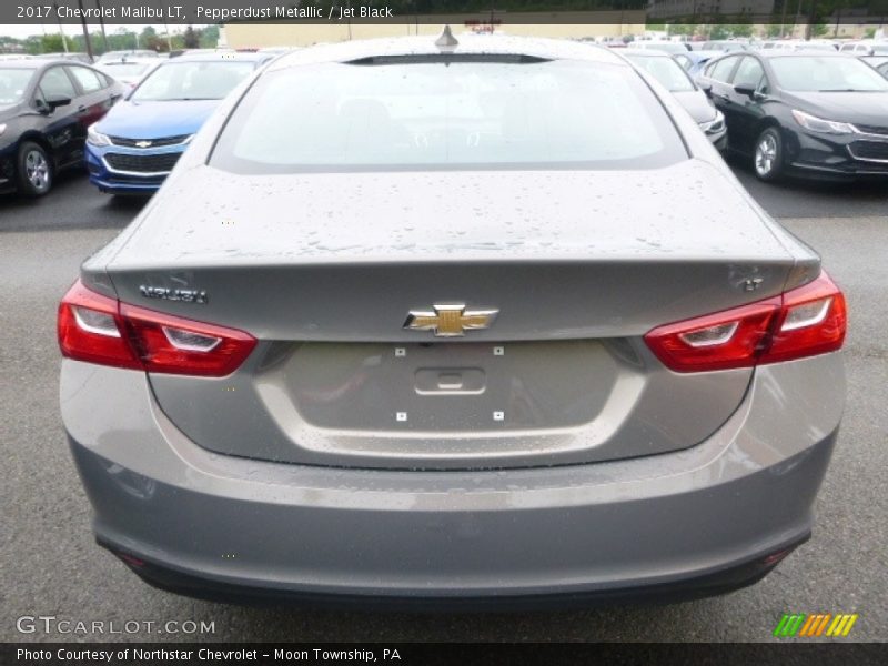 Pepperdust Metallic / Jet Black 2017 Chevrolet Malibu LT