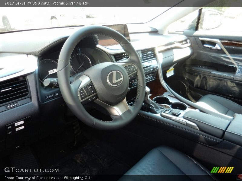 Atomic Silver / Black 2017 Lexus RX 350 AWD
