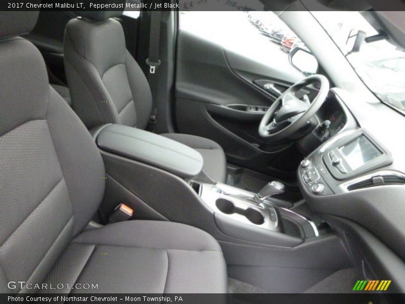 Pepperdust Metallic / Jet Black 2017 Chevrolet Malibu LT