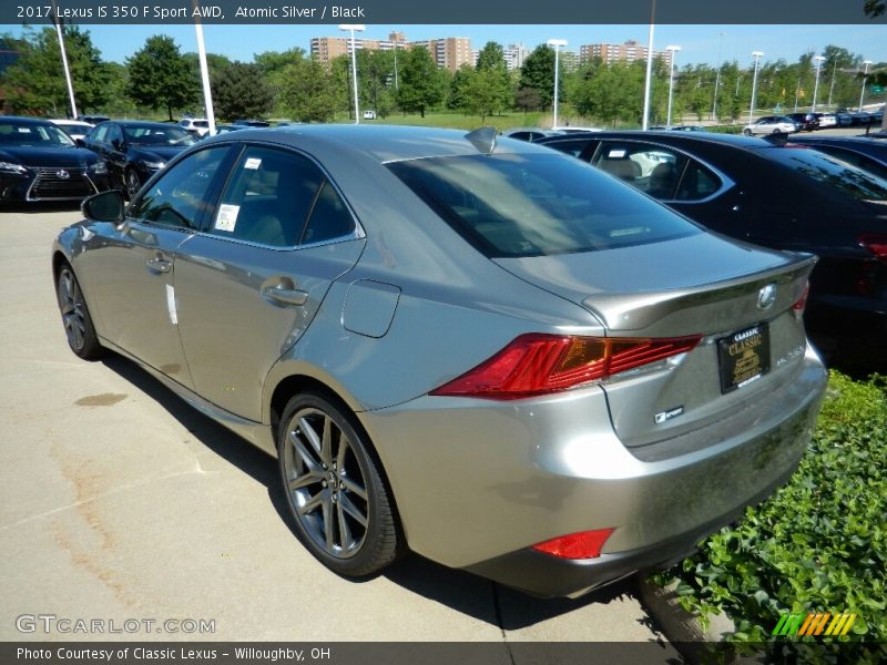 Atomic Silver / Black 2017 Lexus IS 350 F Sport AWD