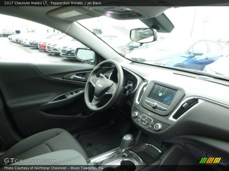 Pepperdust Metallic / Jet Black 2017 Chevrolet Malibu LT