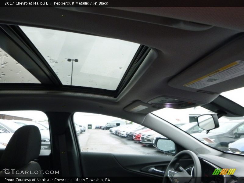 Pepperdust Metallic / Jet Black 2017 Chevrolet Malibu LT