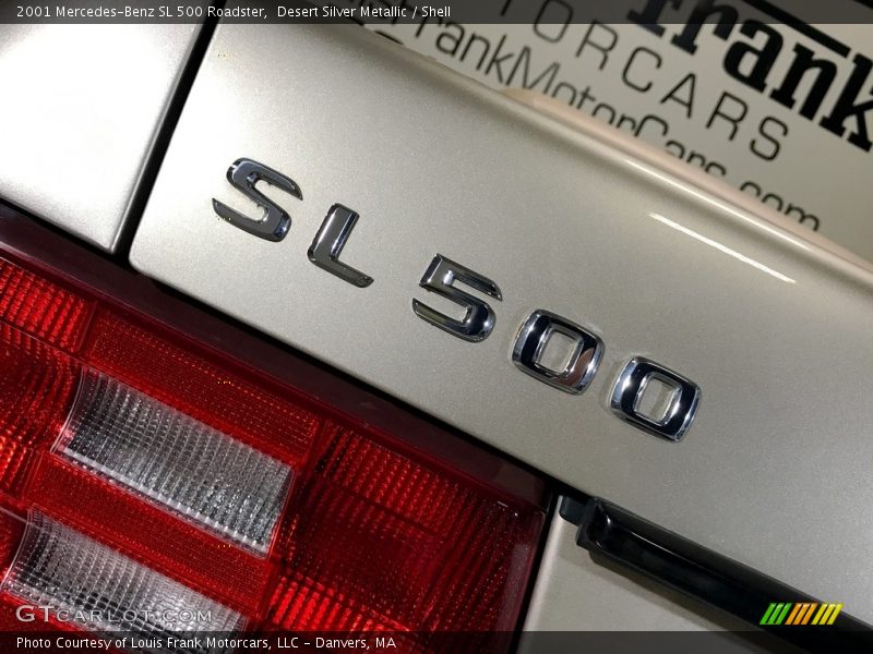 Desert Silver Metallic / Shell 2001 Mercedes-Benz SL 500 Roadster