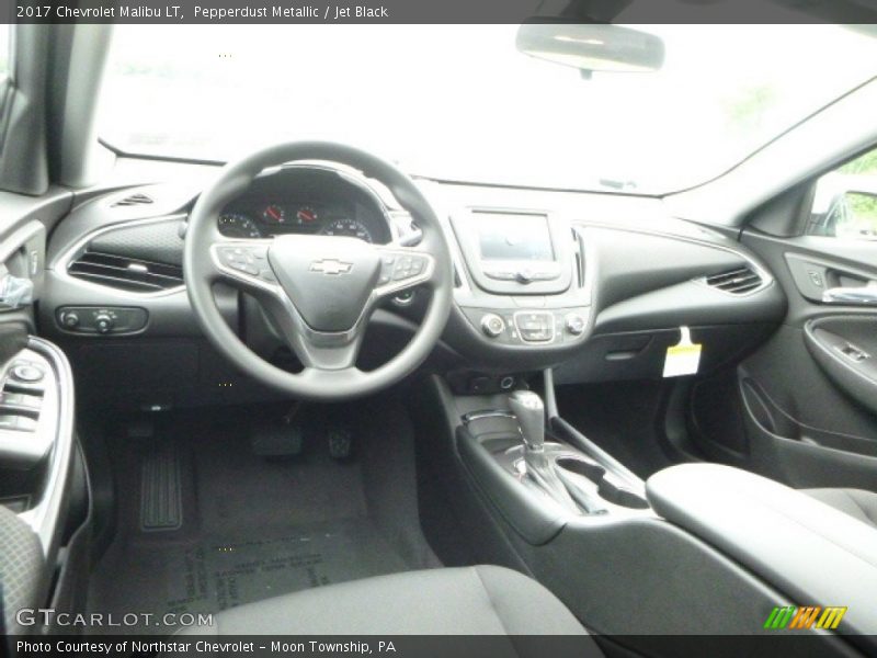 Pepperdust Metallic / Jet Black 2017 Chevrolet Malibu LT