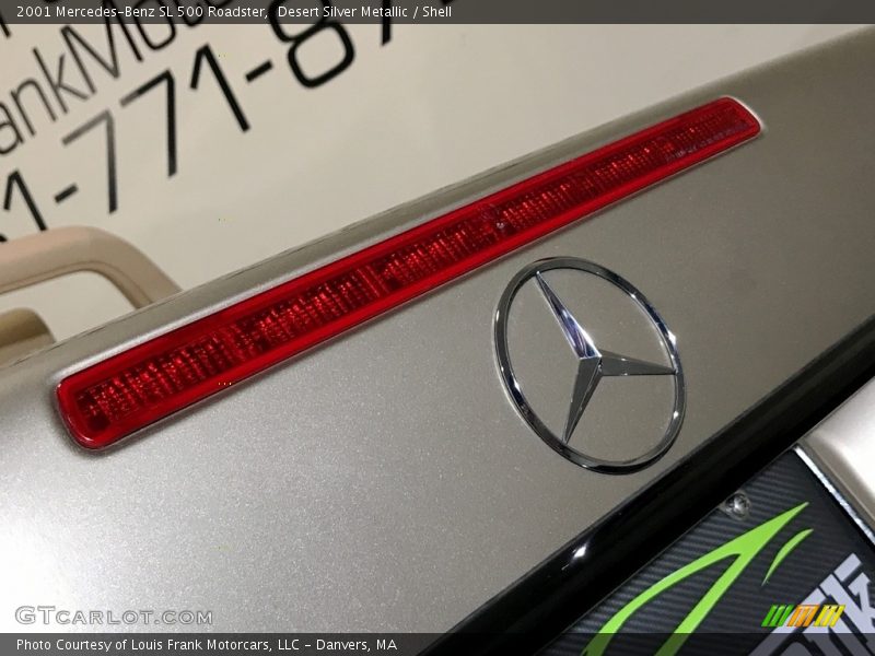 Desert Silver Metallic / Shell 2001 Mercedes-Benz SL 500 Roadster
