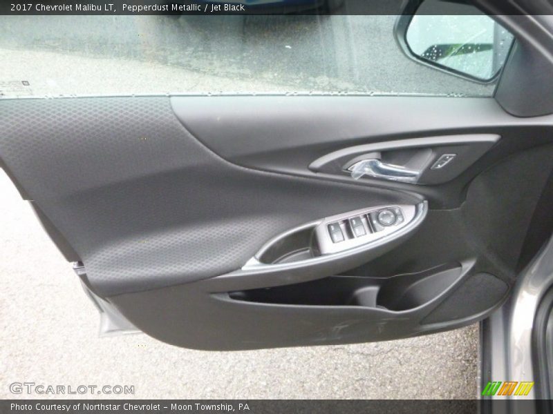 Pepperdust Metallic / Jet Black 2017 Chevrolet Malibu LT