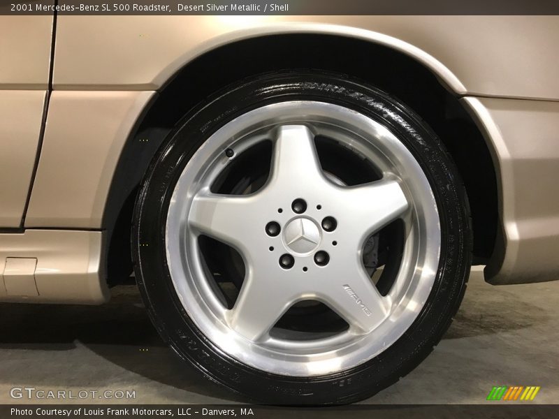 Desert Silver Metallic / Shell 2001 Mercedes-Benz SL 500 Roadster