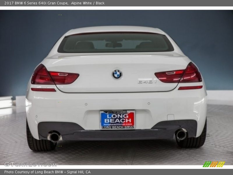Alpine White / Black 2017 BMW 6 Series 640i Gran Coupe