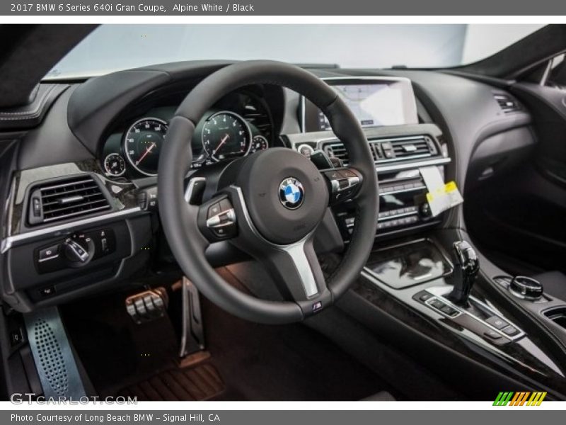 Alpine White / Black 2017 BMW 6 Series 640i Gran Coupe