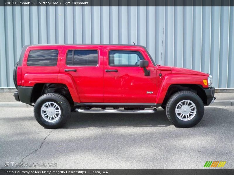 Victory Red / Light Cashmere 2008 Hummer H3