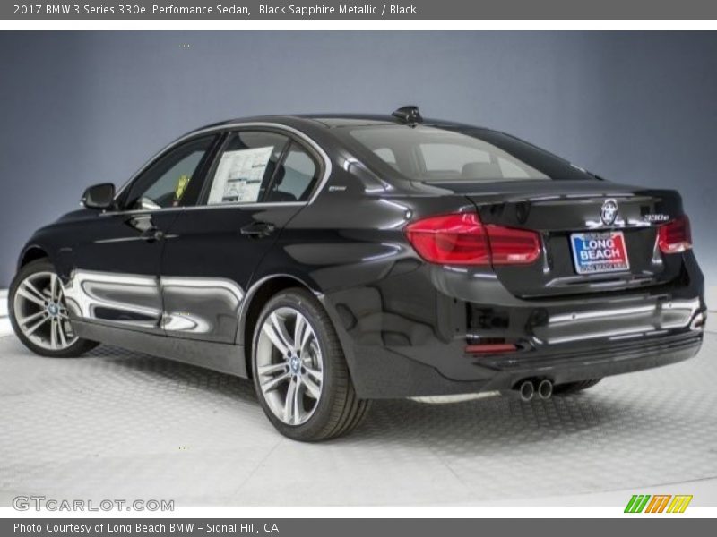 Black Sapphire Metallic / Black 2017 BMW 3 Series 330e iPerfomance Sedan