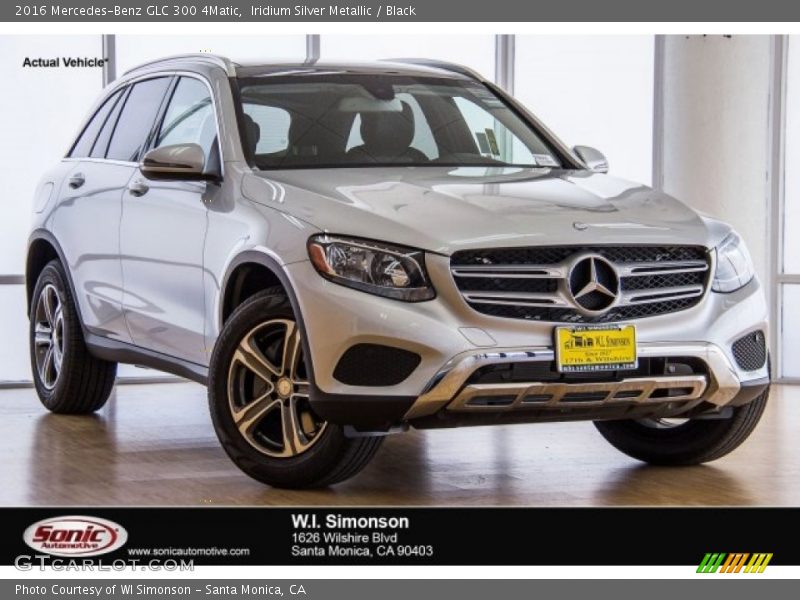 Iridium Silver Metallic / Black 2016 Mercedes-Benz GLC 300 4Matic